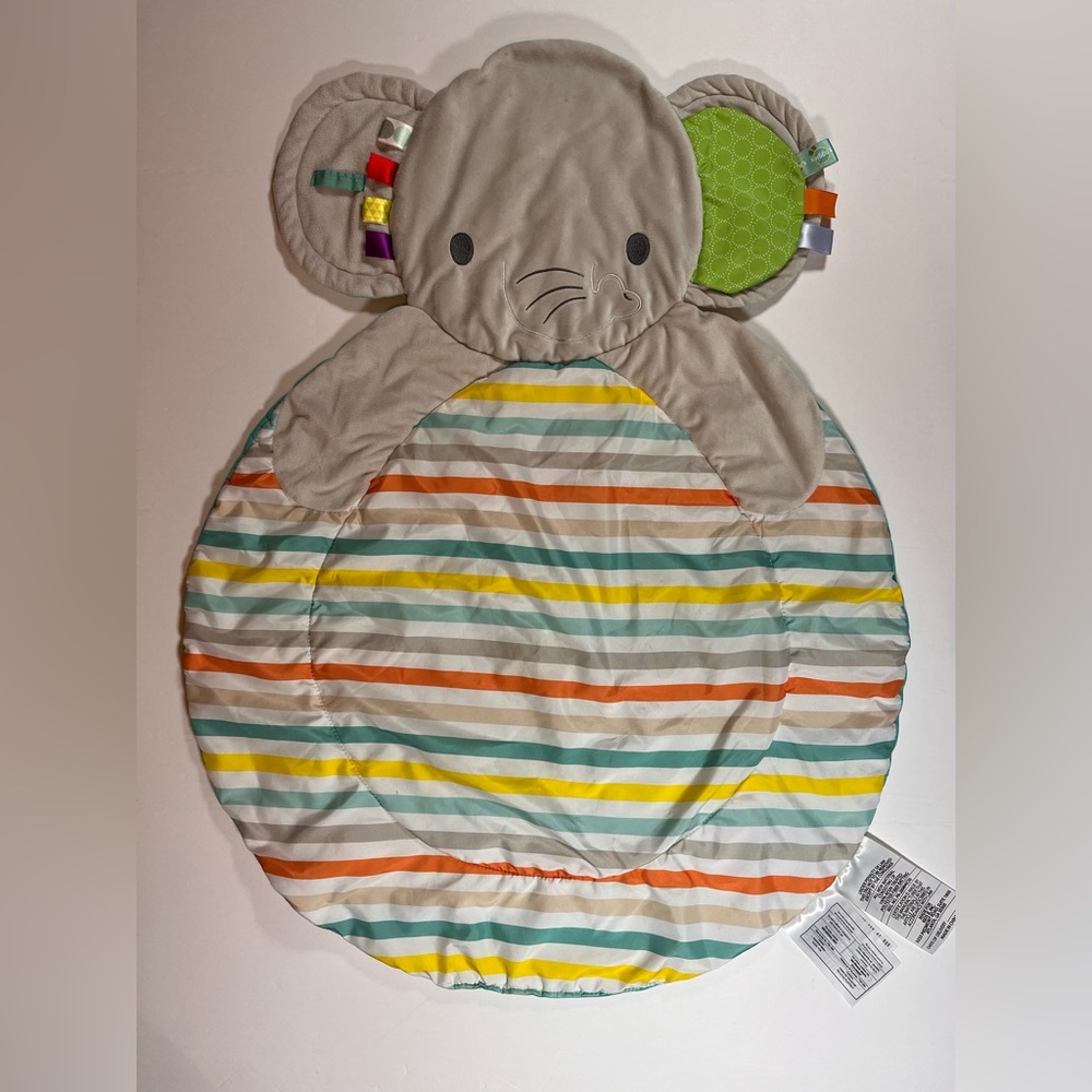 Taggies Elephant Baby Play Mat with Stripes‎